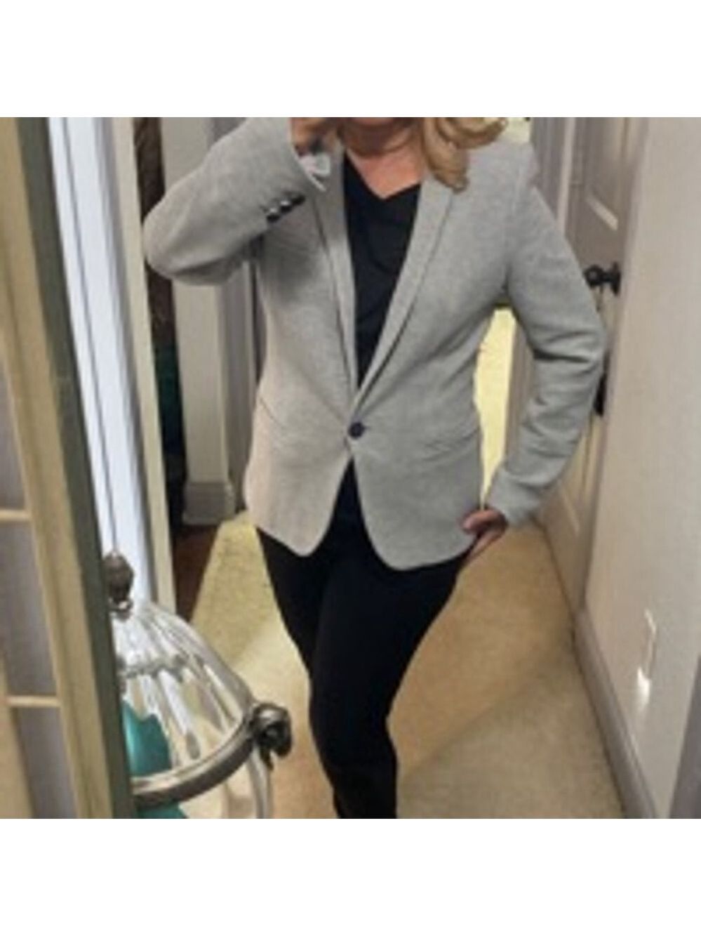 Women's Tommy Hilfiger Blazer, Gray, M/10